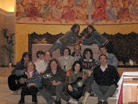 Davanti all'altare